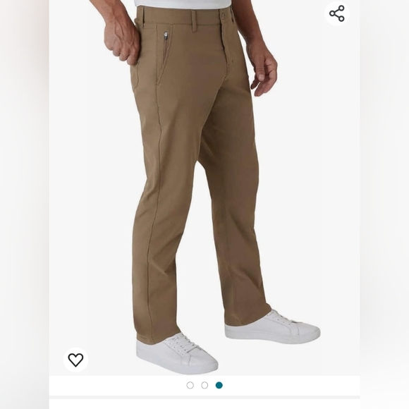 Weatherproof vintage men's performance flex flatefront pants - Picture 3 of 3